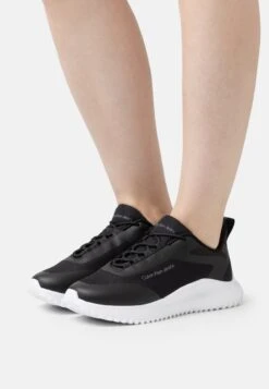 Calvin Klein Jeans Eva Runner Laceup - Sneakers Laag - Black/White