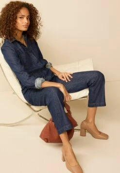 Next Button Through Boilersuit Petite - Jumpsuit - Rinse -Anna Field Winkel 031801d1d0f04069ac7cf79e71ebee5f
