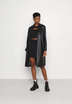 Even&Odd Basic Mini Ribbed Skirt - Kokerrok - Black -Anna Field Winkel 034882eb097a48a2a3631f635b3e9a33