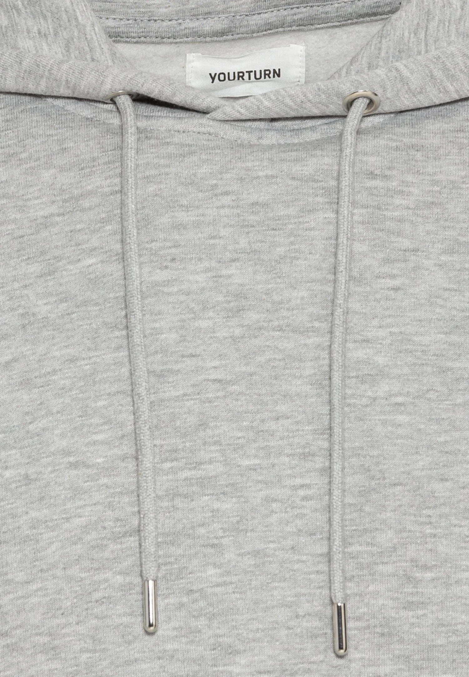 YOURTURN Unisex - Hoodie - Mottled Grey 5 YOURTURN Unisex - Hoodie - Mottled Grey - Afbeelding 3