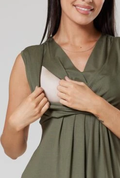 Happy Mama Jurk - Khaki -Anna Field Winkel 1111ad8f686a4637aade4c34c48c7fbb