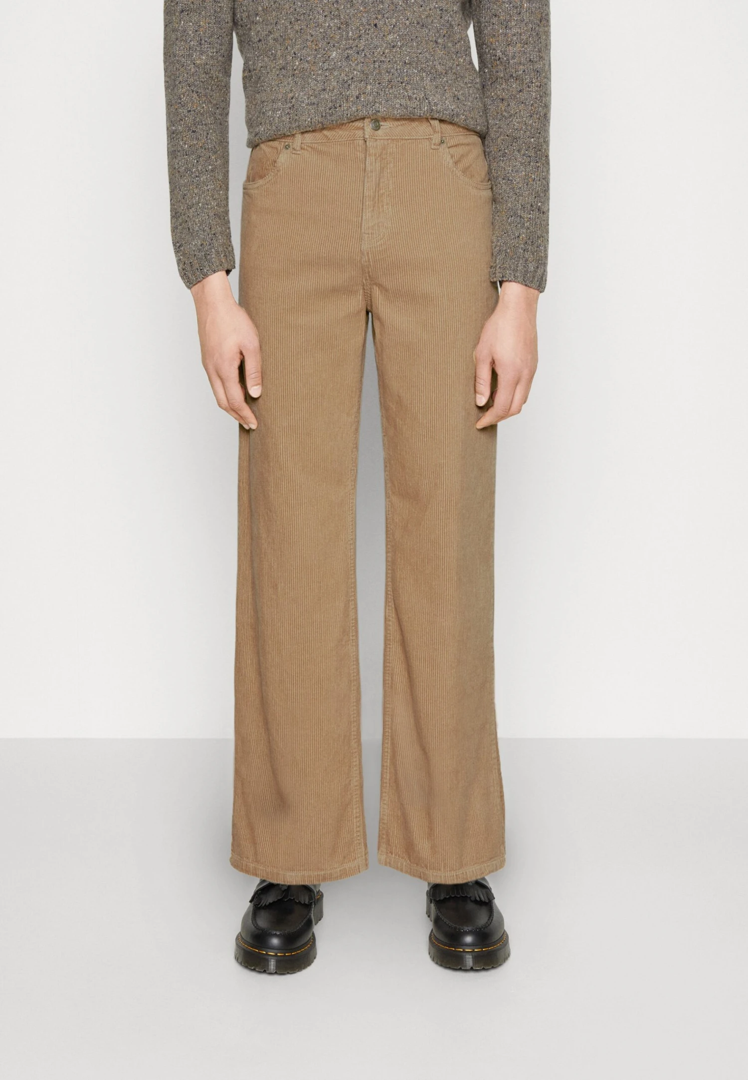 YOURTURN Corduroy Wide Leg - Broek - Tan 3 YOURTURN Corduroy Wide Leg - Broek - Tan