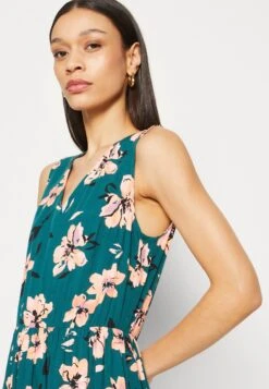 Anna Field Maxi-Jurk - Dark Green/Pink -Anna Field Winkel 19d6a6683b604f7b8cc76e9d02f6e639