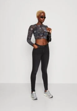 Lee Scarlett High - Jeans Skinny Fit - Tingled Black -Anna Field Winkel 1c2f4d11c4414355a0d4ff2e62667ce6