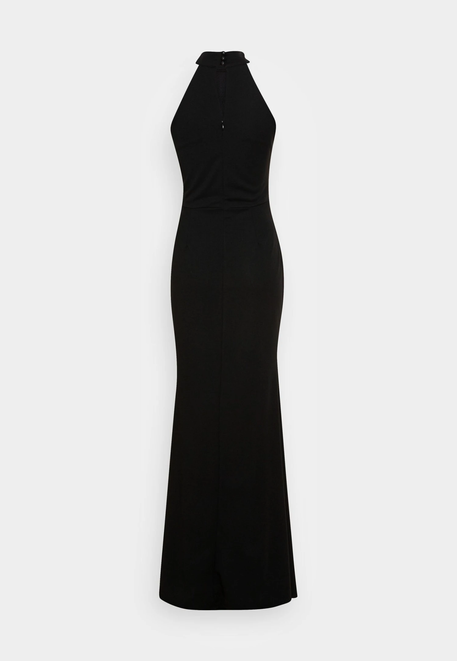 Halter Neck Maxi Dress - Galajurk - Black 4 Halter Neck Maxi Dress - Galajurk - Black - Afbeelding 2