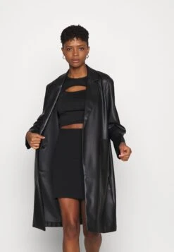 Even&Odd Basic Mini Ribbed Skirt - Kokerrok - Black -Anna Field Winkel 2597697890964adbaceaa27dce45bbfe