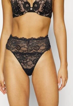 Anna Field 5Pp High Rise Lace Thong - String - Black -Anna Field Winkel 261539c447ee458fa0e0b69775c783a4