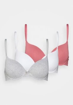 Anna Field Sunlight 3Pack Tshirt Bra - T-Shirt Bh - Pink/Grey/White -Anna Field Winkel 2dc08d5a17e5486e994df821bba6549b