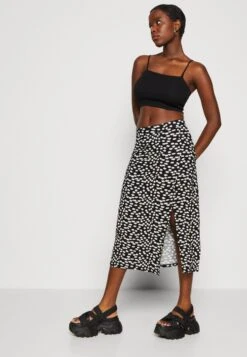 Even&Odd Kokerrok - Black/White/Multi-Coloured -Anna Field Winkel 3807f5300854470bad92c14c256328a8