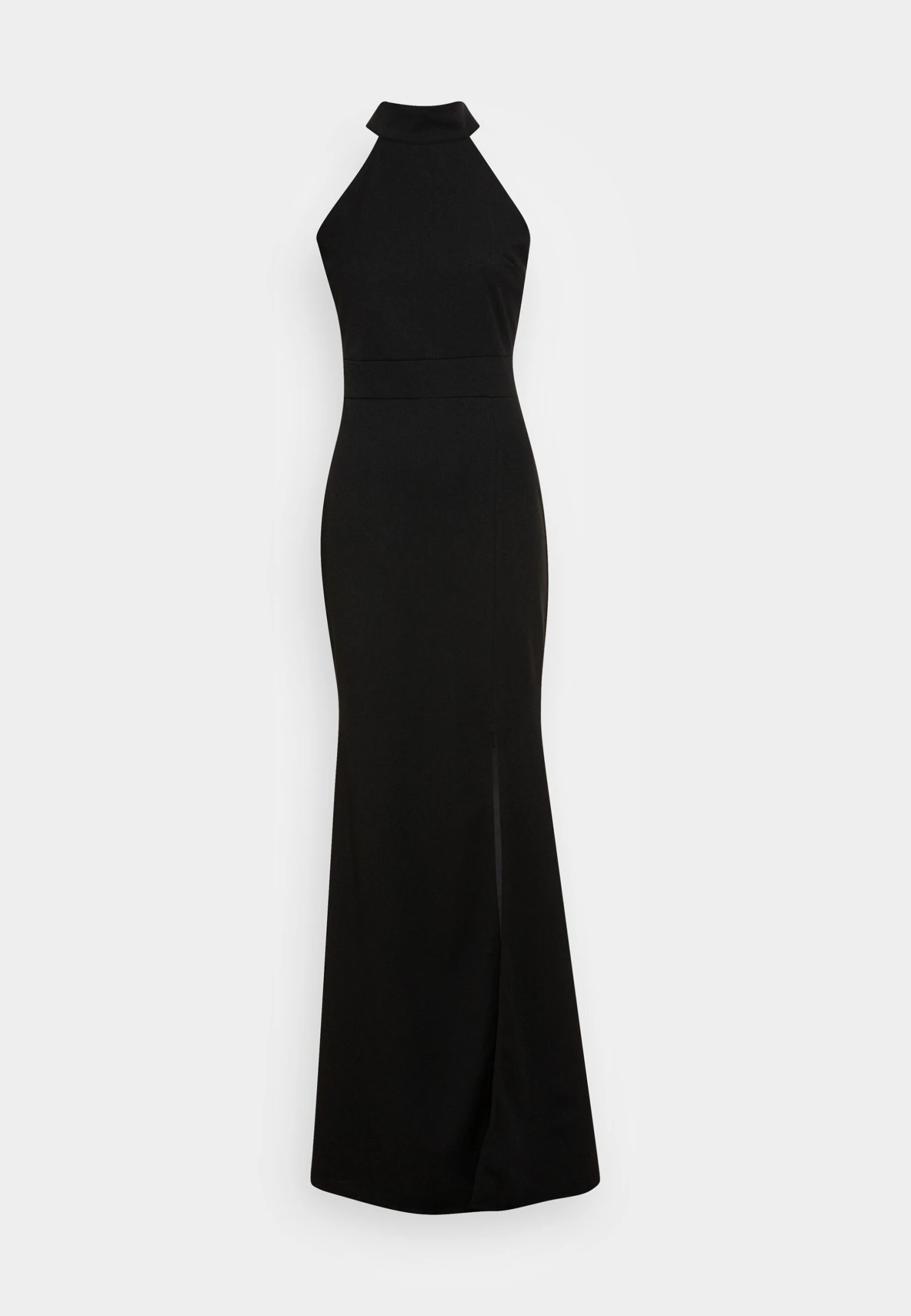 Halter Neck Maxi Dress - Galajurk - Black 3 Halter Neck Maxi Dress - Galajurk - Black