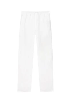 PULL & BEAR Flowing Faded - Broek - White -Anna Field Winkel 45117ad7e3b243b5a0f5bc7fdf66a357