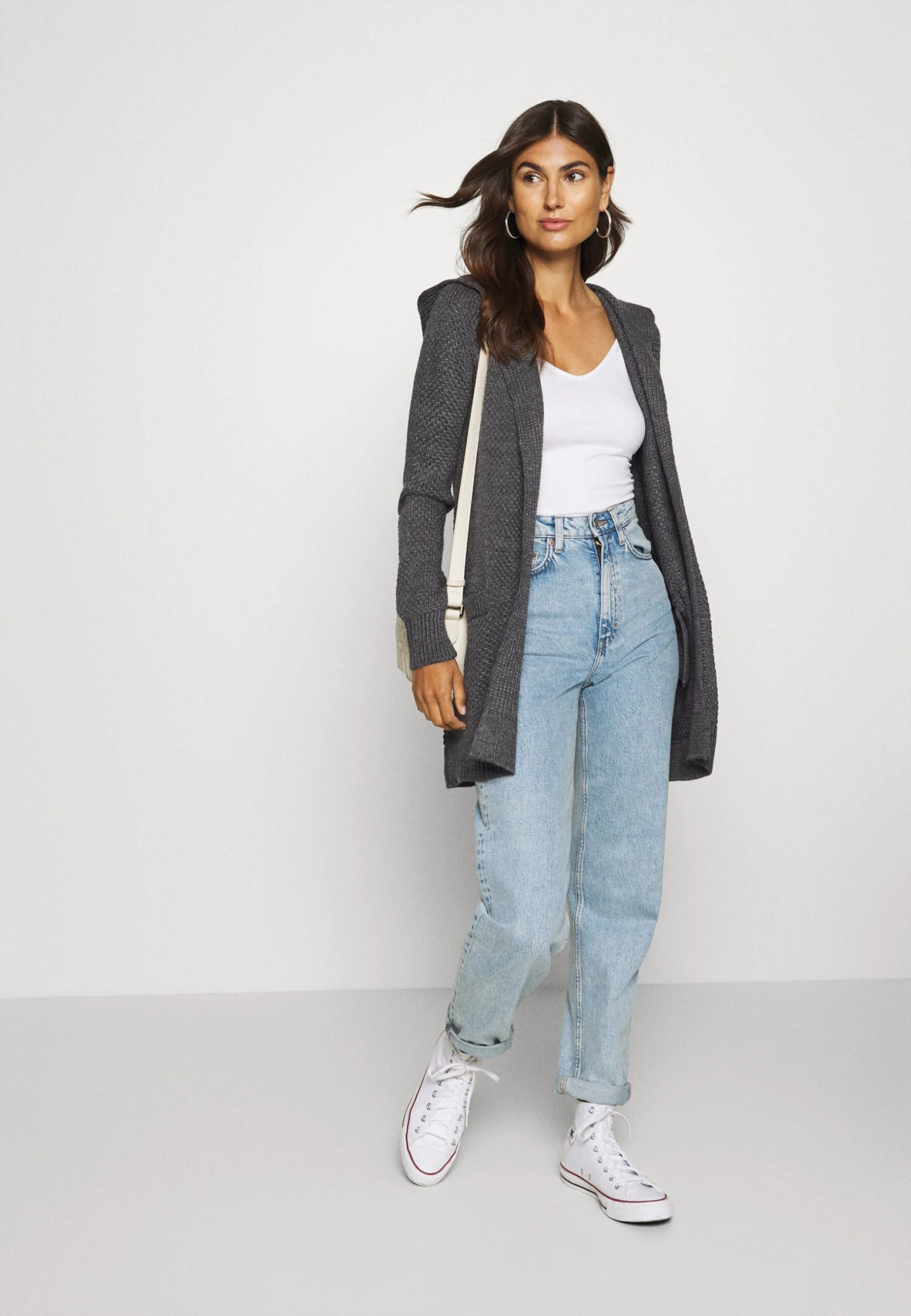 Anna Field Vest - Dark Grey Melange 4 Anna Field Vest - Dark Grey Melange - Afbeelding 2