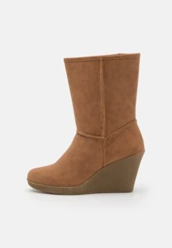 Anna Field Winter Boot - Enkellaarsjes Met Sleehak - Cognac 9 Anna Field Winter Boot - Enkellaarsjes Met Sleehak - Cognac -Anna Field Winkel 48a9bc74f0664b3881f655fb98dbb87a
