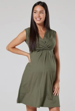 Happy Mama Jurk - Khaki -Anna Field Winkel 48bab7b36fc54ee7859c41892ec524e7