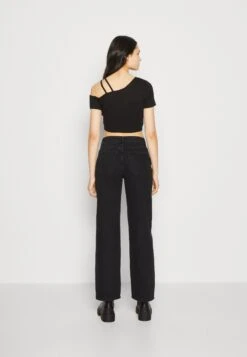 Even&Odd Relaxed Fit Jeans - Black Denim -Anna Field Winkel 491db932c5c843bba417027e9da58a24