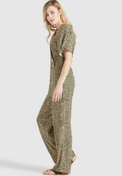 Khujo Borgia - Jumpsuit - Schwarz-Gelb Geblümt -Anna Field Winkel 4bc8f74ed863462ab43ba2f03cdd4a85