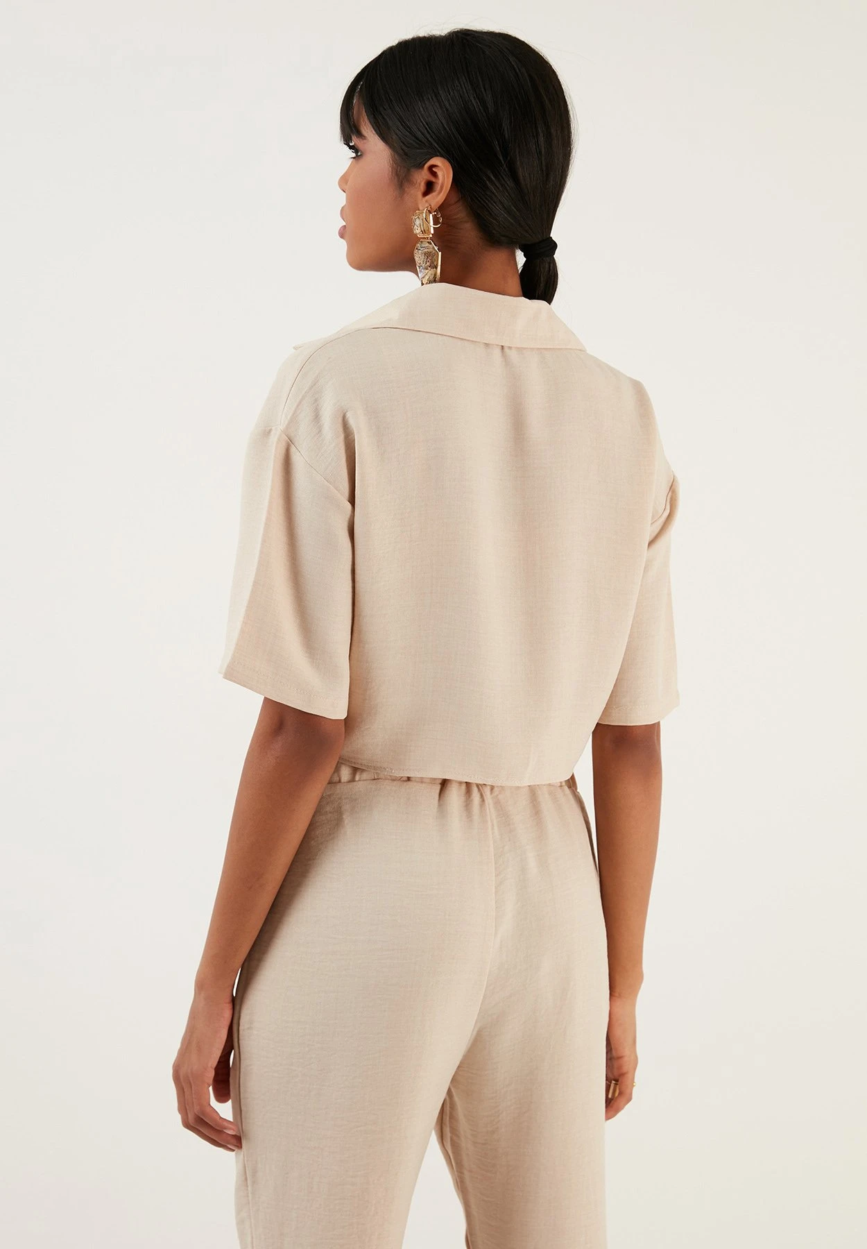 LELA Regular Fit - Overhemdblouse - Stone 5 LELA Regular Fit - Overhemdblouse - Stone - Afbeelding 3