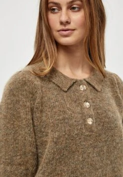 Minus Mille - Poloshirt - Sand Melange -Anna Field Winkel 54e6885824584c239df7bce845f6c850