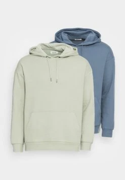 YOURTURN 2 Pack Unisex - Hoodie - Blue/LightGreen -Anna Field Winkel 55fc67f0d71641fbad34a79195d3ab11
