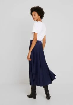 Anna Field Plisse A-Line Midi Skirt - A-Lijn Rok - Maritime Blue -Anna Field Winkel 5e377213776043ae87e0befe2a75e8ca