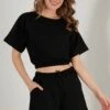 LELA Two Piece Set - Regular Fit - Shorts - Black 1 LELA Two Piece Set - Regular Fit - Shorts - Black -Anna Field Winkel 619596d0c34b4198b54366af8a45fe7f