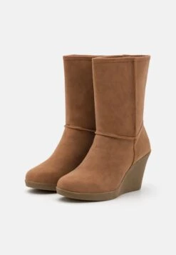 Anna Field Winter Boot - Enkellaarsjes Met Sleehak - Cognac 10 Anna Field Winter Boot - Enkellaarsjes Met Sleehak - Cognac -Anna Field Winkel 64d45de883534e7f974d195c7e051ad9