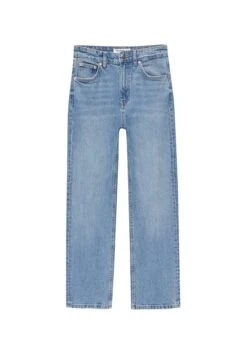 PULL & BEAR High Waist - Straight Leg Jeans - Stone Blue Denim -Anna Field Winkel 6c8f3e49e7f846c5958389a273fa11b1