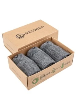 Giesswein Merino Wool Sneaker Socks 3Er-Pack - Sokken - Schiefer -Anna Field Winkel 751e3ce6d57040728c08a4da2a4648f6