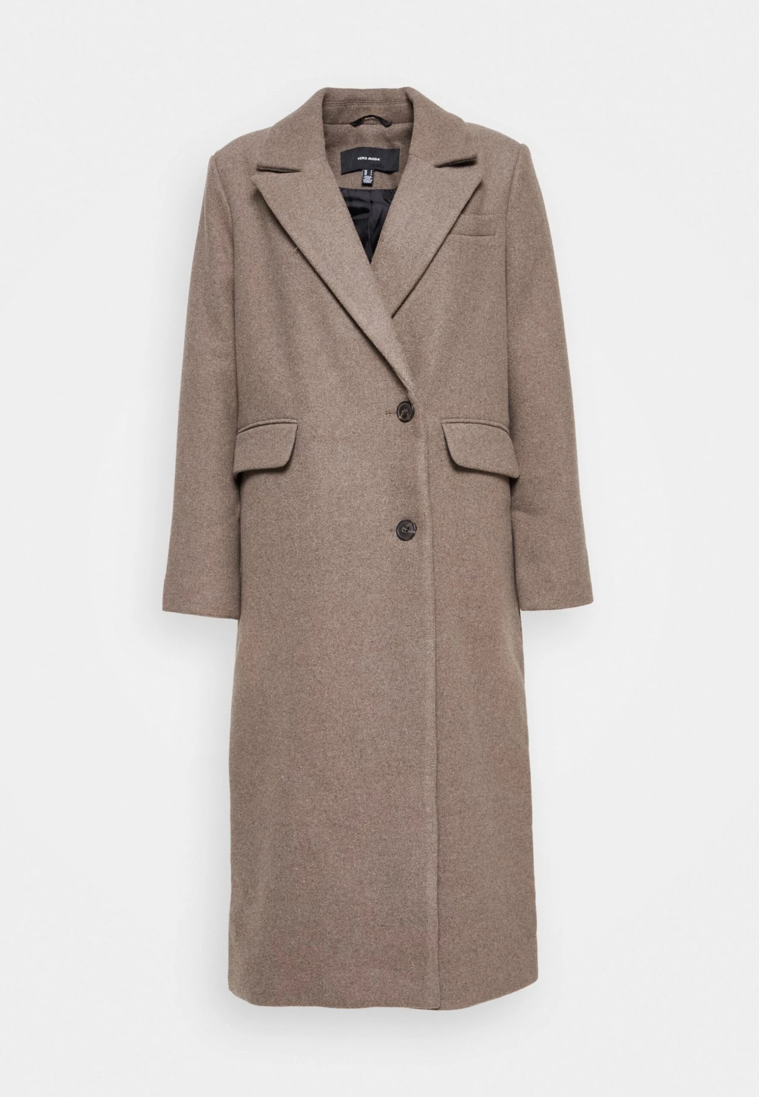 Vero Moda Vmvenetavega Long Wool Coat - Mantel - Chocolate Chip/Solid 7 Vero Moda Vmvenetavega Long Wool Coat - Mantel - Chocolate Chip/Solid - Afbeelding 5