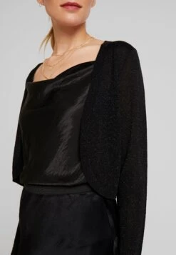 Kaffe Kaankra Bolero - Vest - Deep Black -Anna Field Winkel 7b7580409a8c44a79818799b4b274dca