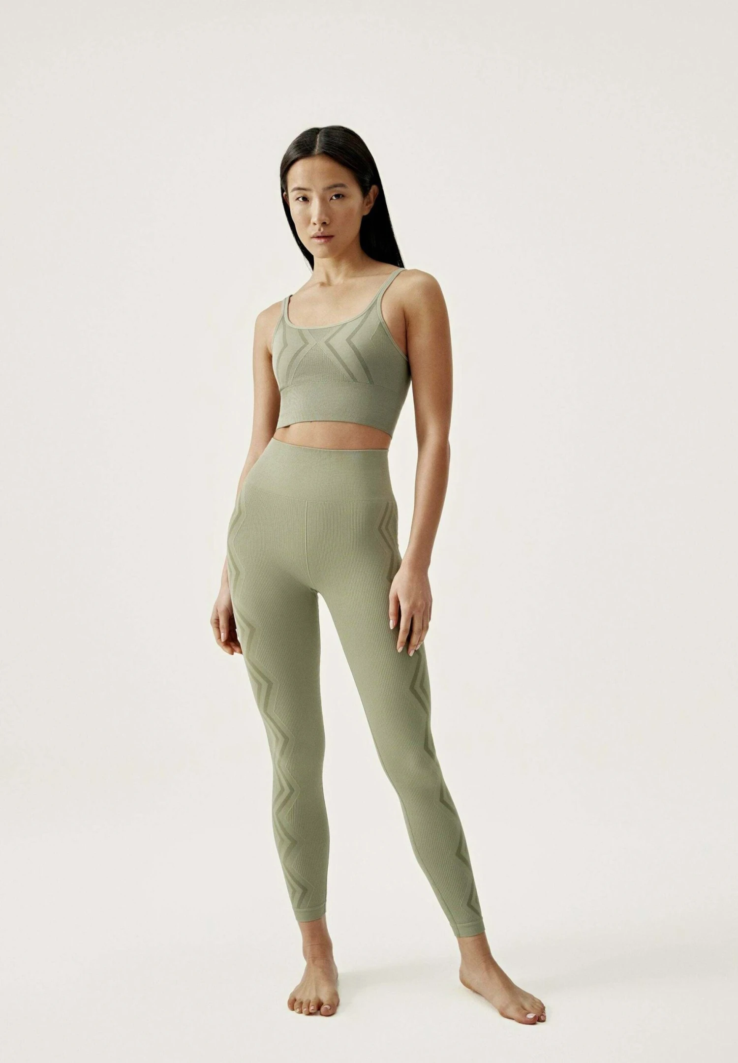 Born Living Yoga Kasama - Legging - Verde 4 Born Living Yoga Kasama - Legging - Verde - Afbeelding 2