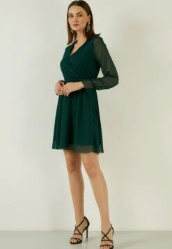 LELA Mini- Jurk - Petrol Blue -Anna Field Winkel 8d8cc3759043454b8467934ba98d785a