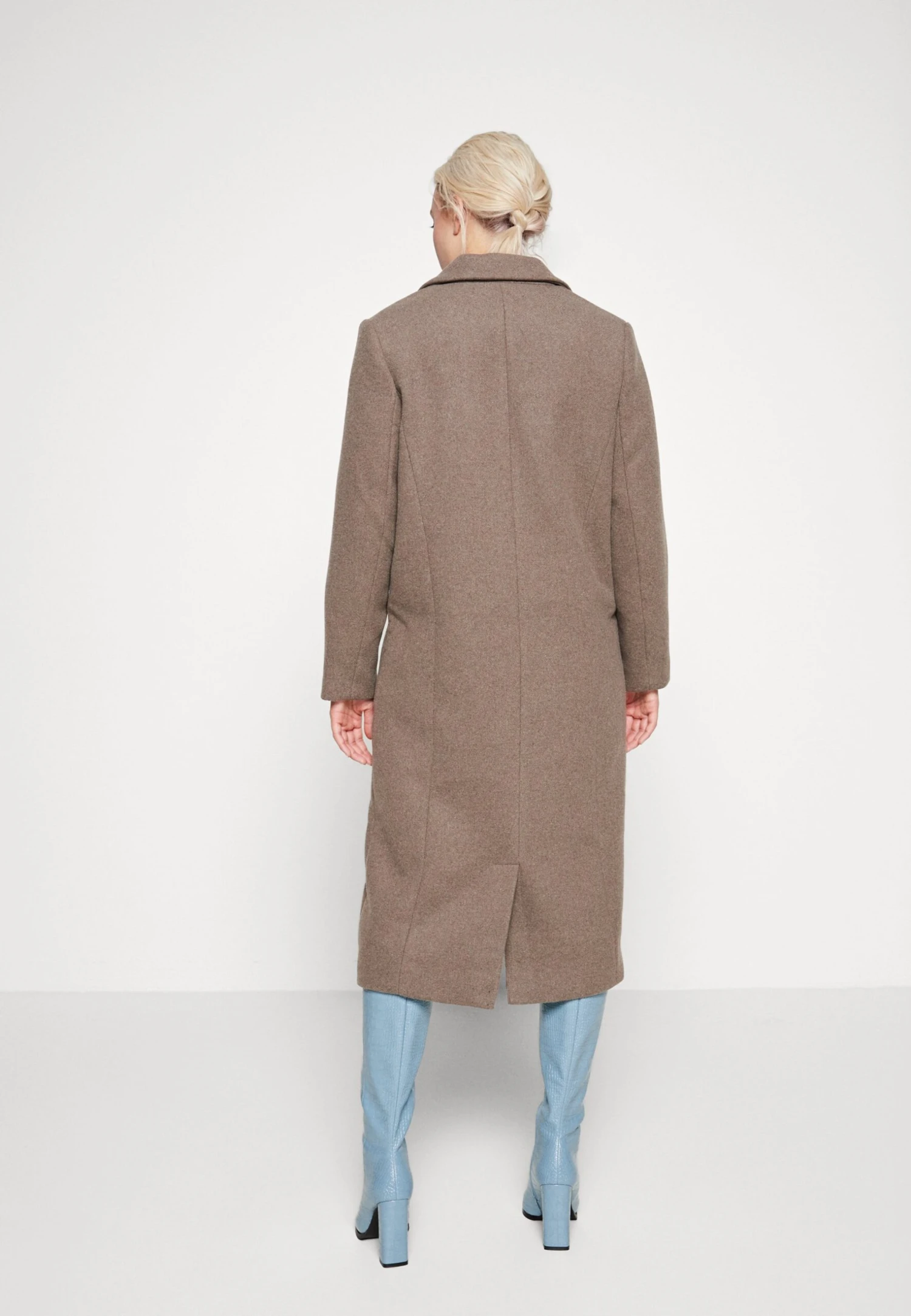 Vero Moda Vmvenetavega Long Wool Coat - Mantel - Chocolate Chip/Solid 5 Vero Moda Vmvenetavega Long Wool Coat - Mantel - Chocolate Chip/Solid - Afbeelding 3