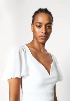 Lembera Sleeve Midi Dress - Etui-Jurk - White -Anna Field Winkel 9018bd88646340dbbd0fd0bcca0f6364