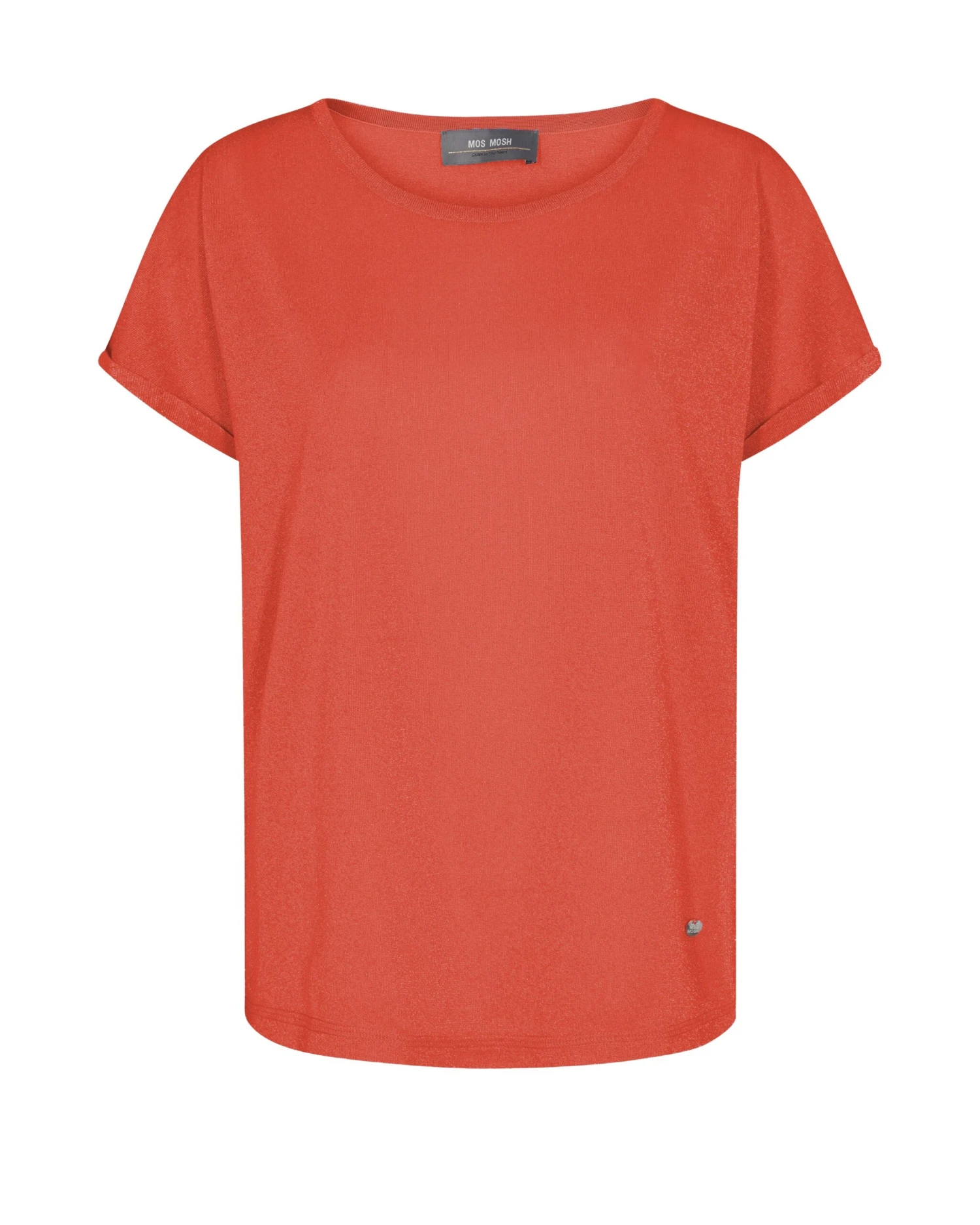 Mos Mosh Kay Tee - T-Shirt Basic - Burnt Ochre 6 Mos Mosh Kay Tee - T-Shirt Basic - Burnt Ochre - Afbeelding 4