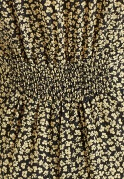 Khujo Borgia - Jumpsuit - Schwarz-Gelb Geblümt -Anna Field Winkel 93a86bde606141debb3d91824275c77c