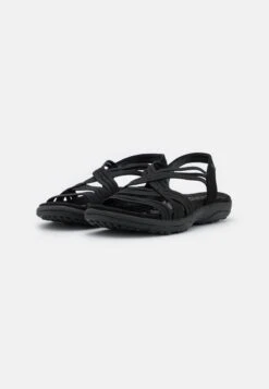 Skechers Reggae Slim Fit - Sandalen - Black Gore -Anna Field Winkel 97840cee0c434d808e1f35f80d39fed6