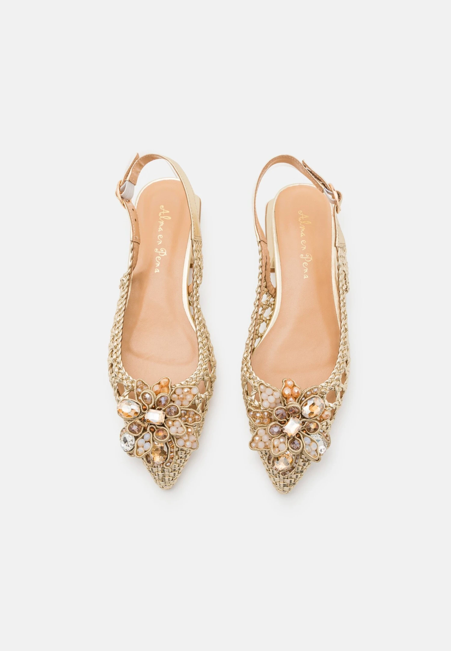 Alma En Pena Slingback Ballerina´S - Diva Gold 8 Alma En Pena Slingback Ballerina´S - Diva Gold - Afbeelding 6