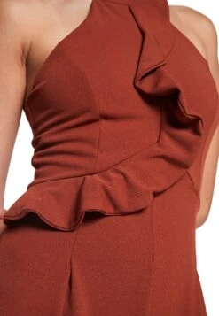 Wal G Penelope Frill - Jumpsuit - Burnt Orange -Anna Field Winkel a01560c223df4260a8e36e2d9a3bd729