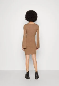 Even&Odd Knit Loose Fit Flared Sleeves Dress - Gebreide Jurk - Camel -Anna Field Winkel a23ed7db08e747158081f9e23ee8b51d