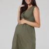 Happy Mama Jurk - Khaki -Anna Field Winkel a6d64115caa24f0f800927015ae621f7