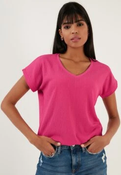 LELA Regular Fit - Blouse - Fuchsia