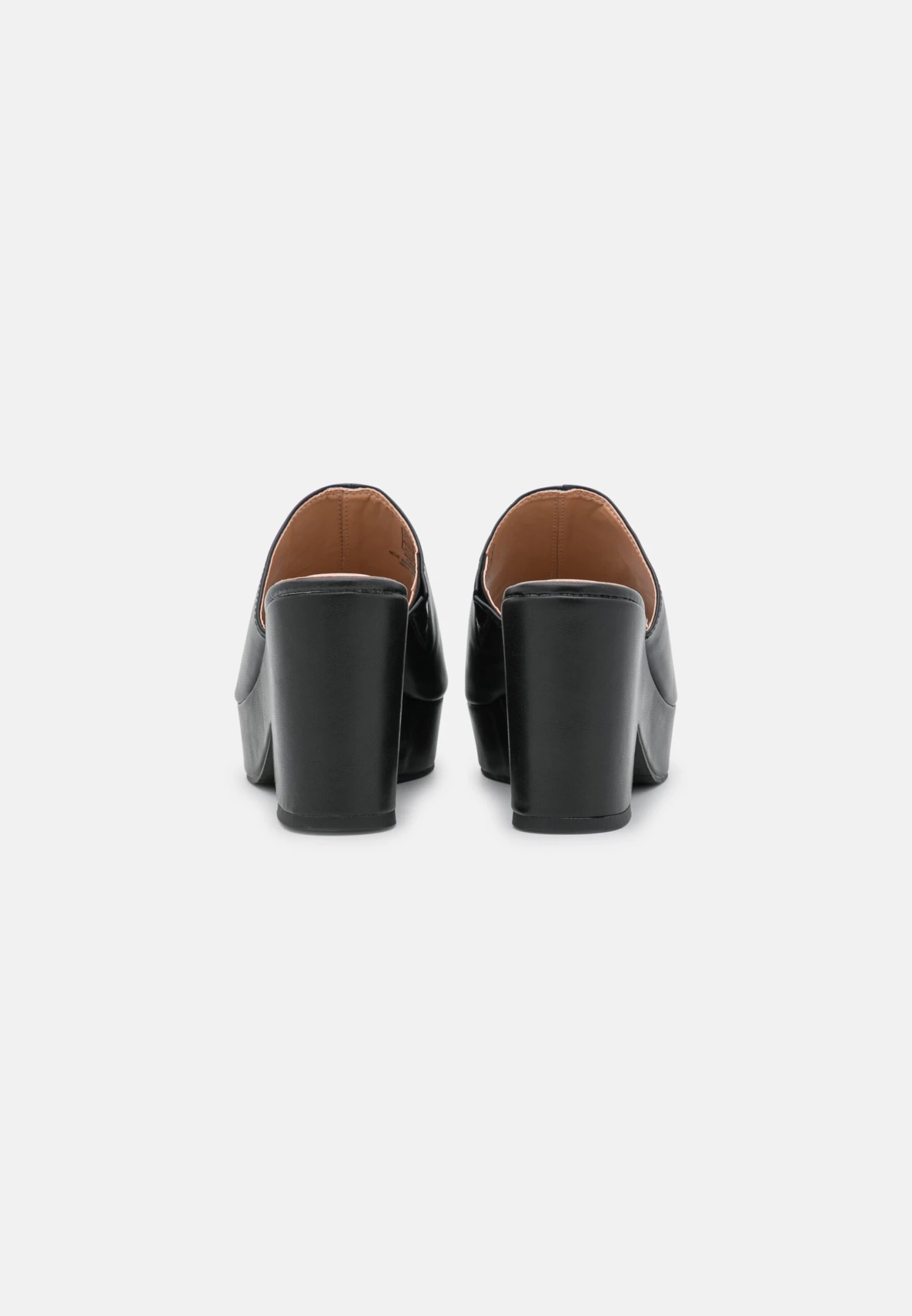 Wide Fit - Muiltjes Met Hak - Black 6 Wide Fit - Muiltjes Met Hak - Black - Afbeelding 4