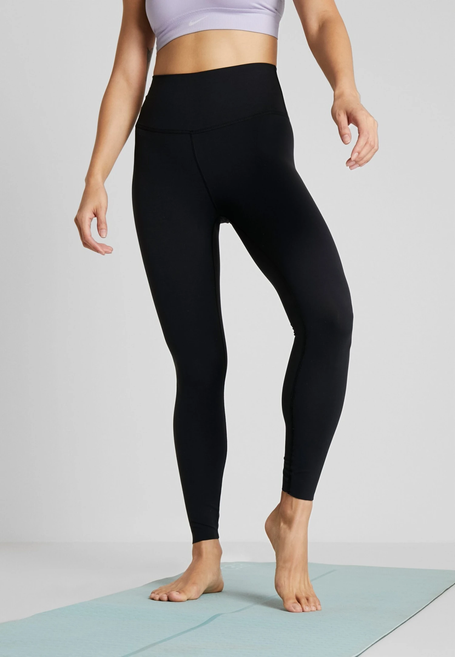 Nike Performance Nike Yoga Luxe 7/8-Infinalon-Leggings Mit Hohem Taillenbund Für Damen - Legging - Black/Dark Smoke Grey 3 Nike Performance Nike Yoga Luxe 7/8-Infinalon-Leggings Mit Hohem Taillenbund Für Damen - Legging - Black/Dark Smoke Grey