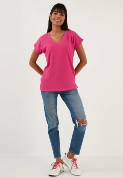 LELA Regular Fit - Blouse - Fuchsia -Anna Field Winkel c371d8e12a3449b4aedcf56a6a0e868f
