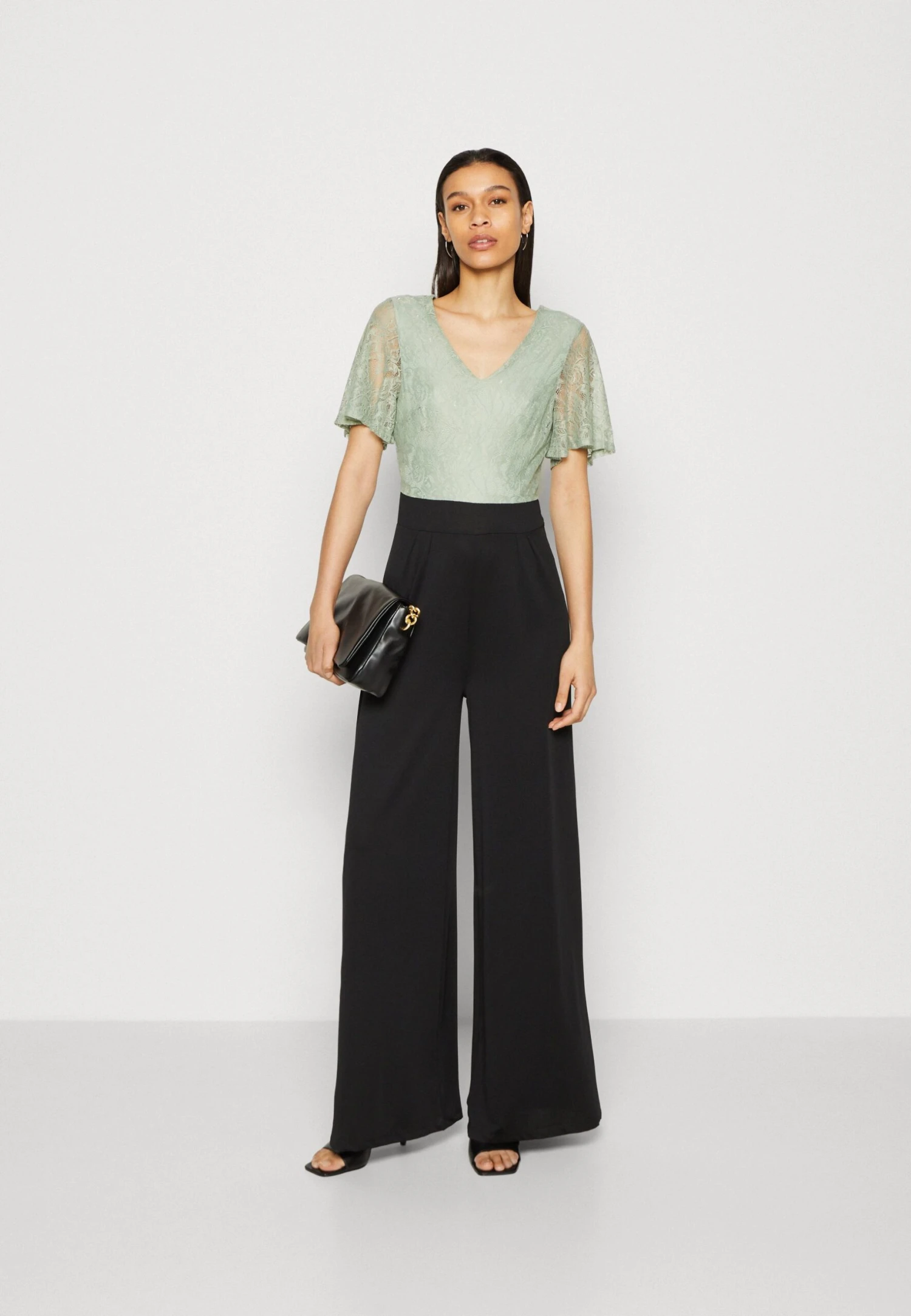 Anna Field Jumpsuit - Light Green/Black 4 Anna Field Jumpsuit - Light Green/Black - Afbeelding 2