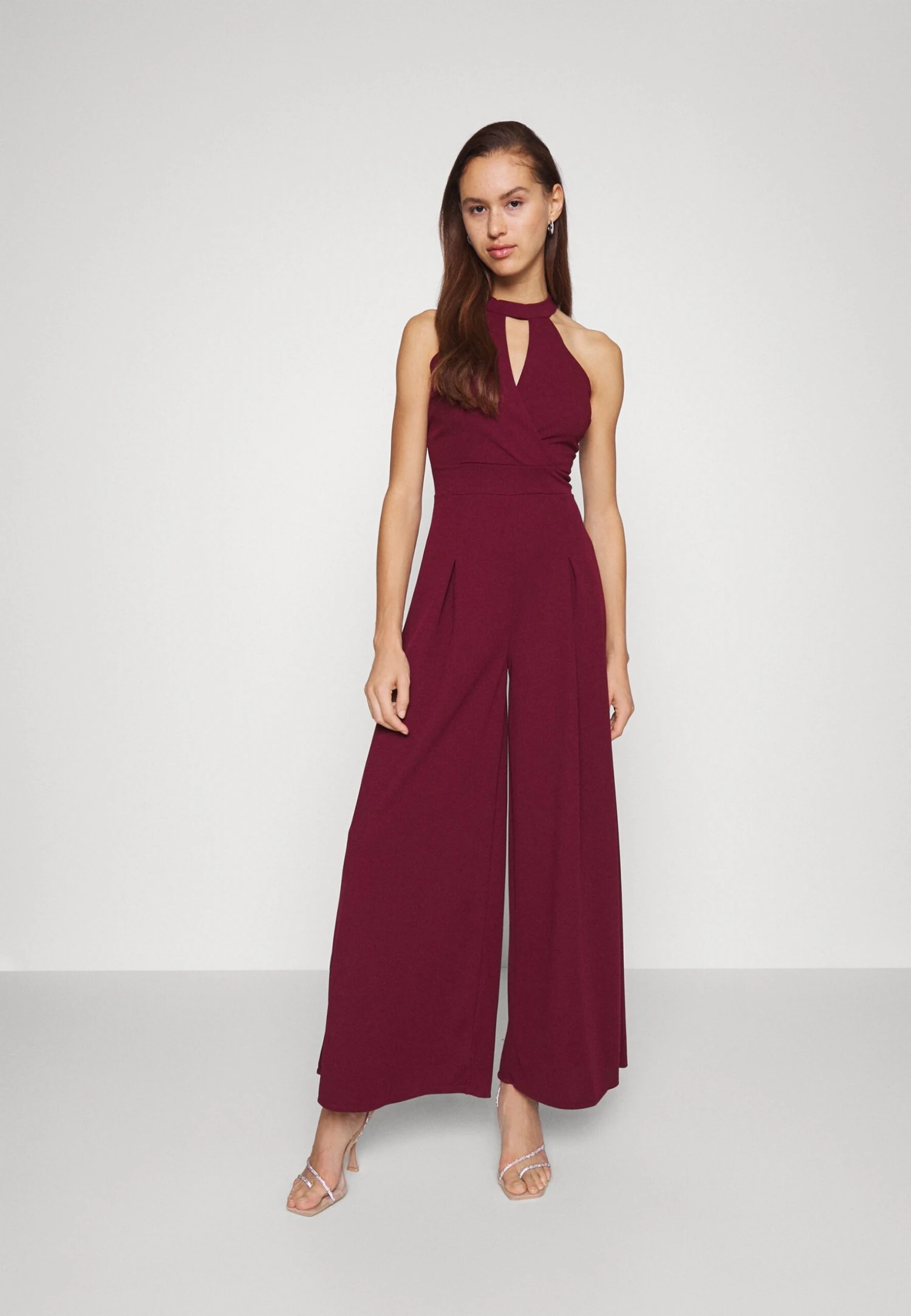 Wal G Arry Wide Leg- Jumpsuit - Wine 4 Wal G Arry Wide Leg- Jumpsuit - Wine - Afbeelding 2