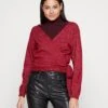 Even&Odd Vest - Dark Red -Anna Field Winkel d4335239c1cc44fb98e0ecd047d3bfb1