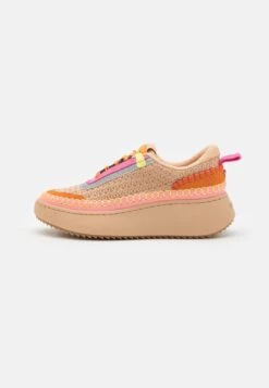 Steve Madden Doubletake - Sneakers Laag - Natural/Orange