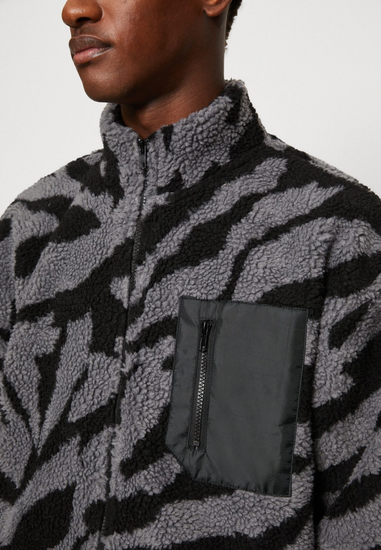 YOURTURN Unisex - Fleecejas - Grey 8 YOURTURN Unisex - Fleecejas - Grey - Afbeelding 6